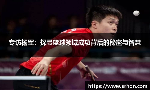 专访杨军：探寻篮球领域成功背后的秘密与智慧
