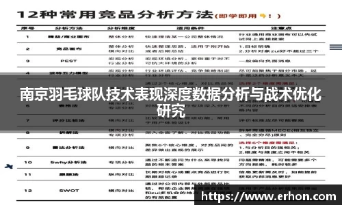 南京羽毛球队技术表现深度数据分析与战术优化研究